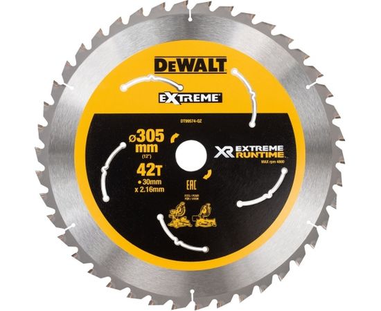 Griešanas disks kokam DeWalt DT99574-QZ; 305 mm