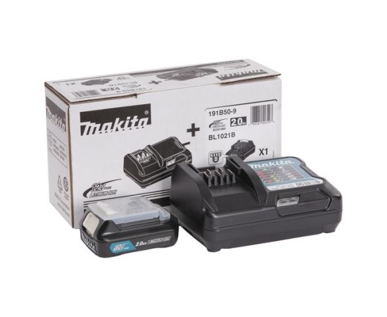 Piederumu komplekts Makita; 12 V; 1x2,0 Ah akum. + lādētājs DC10WD