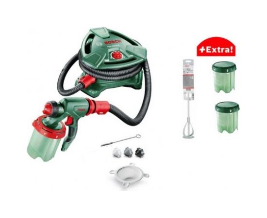Krāsas smidzinātājs Bosch PFS 5000 E + piederumi Krāsošanas iekārtas