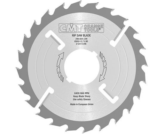 Griešanas disks kokam CMT 280; 300x2,7x70,0 mm; Z24