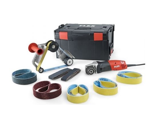 Cauruļu slīpmašīna Flex BRE 14-3 125 Trinoxflex Set