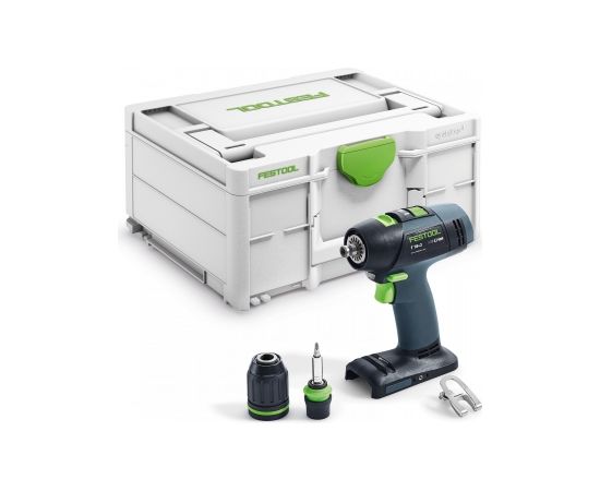 Urbjmašīna-skrūvgriezis Festool T 18+3-Basic; 18 V (bez akumulatora un lādētāja)