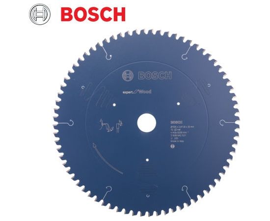 Griešanas disks kokam Bosch Expert for Wood; 305x30x2,4 mm; Z72