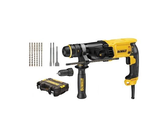 Perforators DeWalt D25134KP-QS; SDS-PLUS; 800 W + piederumi