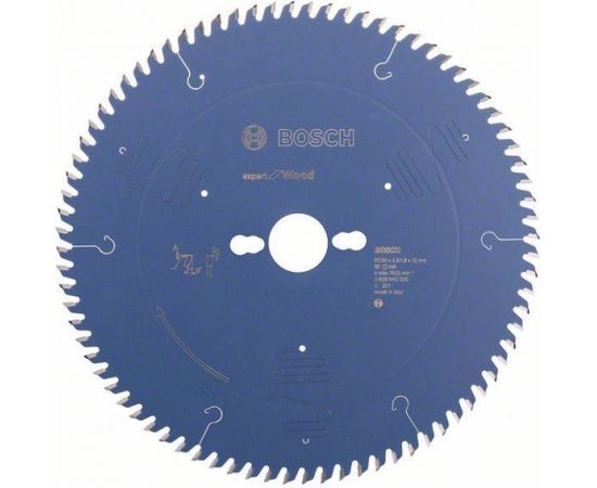 Griešanas disks Bosch Expert for Wood; 250x30x2,5 mm; Z80