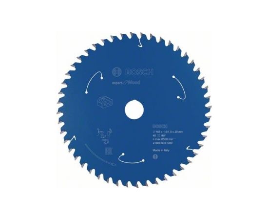 Griešanas disks kokam Bosch Expert for Wood 2608644509; 165 mm