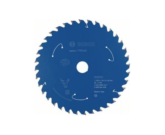 Griešanas disks kokam Bosch Expert for Wood 2608644508; 165 mm