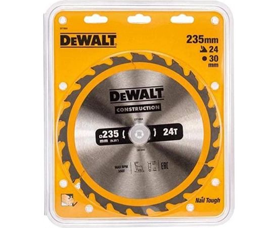 Griešanas disks kokam DeWalt DT1954-QZ; 235x30 mm; Z24