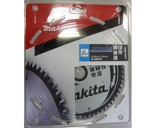 Griešanas disks kokam Makita MAKBLADE PLUS; 216x1,6x30,0 mm; Z60; 5°