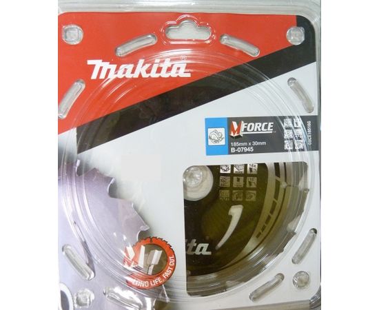 Griešanas disks kokam Makita MFORCE; 185x2x30,0 mm; Z16; 15°