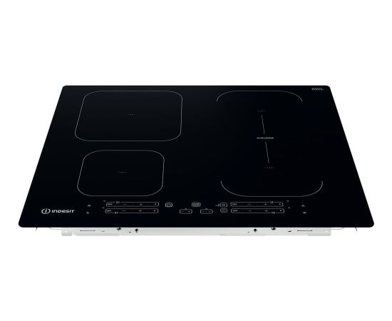 Indesit IB 65B60 NE Black Built-in 59 cm Zone induction hob 4 zone(s)