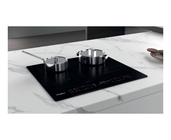 Whirlpool WL B3360 NE Black Built-in 59 cm Zone induction hob 4 zone(s)