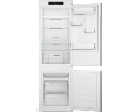 Indesit INC18 T311 fridge-freezer Built-in 250 L F White Ledusskapji, iebūvējami
