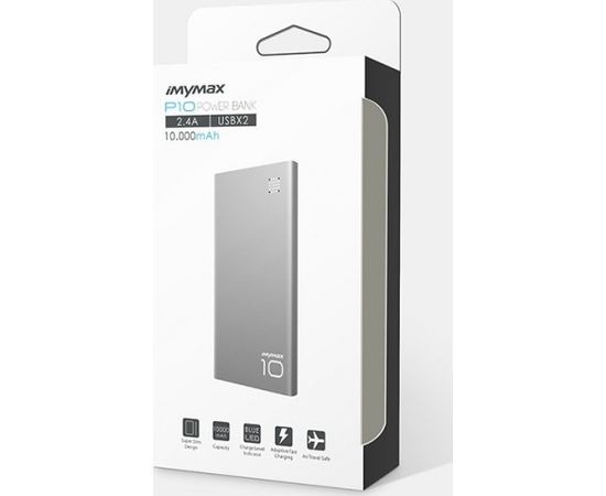 iMYMAX P10 Power Bank 10000 mAh Universāla Ārējas uzlādes baterija