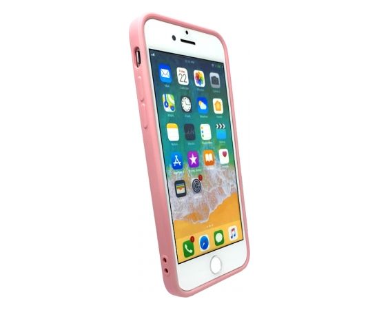 Fusion elegance fibre izturīgs silikona aizsargapvalks Apple iPhone 11 rozā