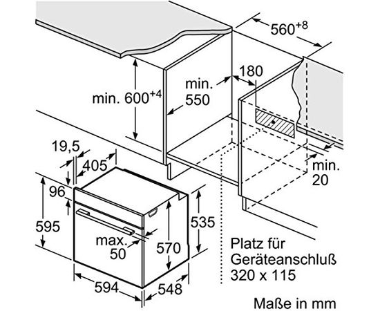 Bosch HBA537BS0 - stainless steel