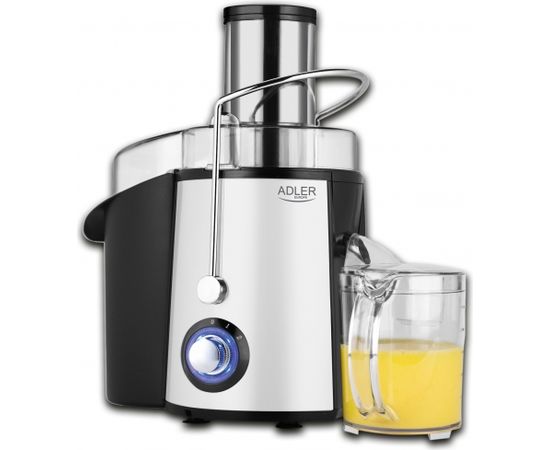 Adler Juicer AD 4128 Matt Black/White, 1000 W, Number of speeds 2