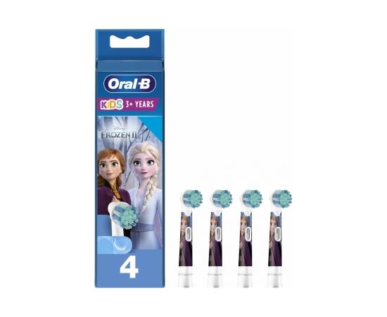 Oral-B Toothbruch replacement EB10 4 Frozen II Heads, For kids, Number of brush heads included 4