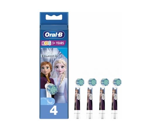 Oral-B Toothbruch replacement EB10 4 Frozen II Heads, For kids, Number of brush heads included 4