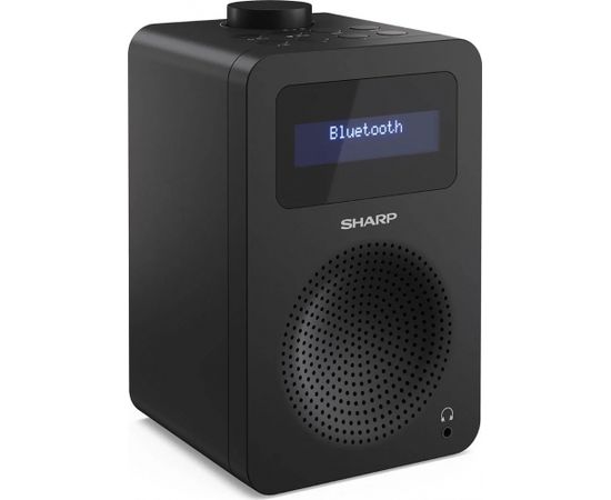 Sharp DR-430(BK) Digital Radio, FM/DAB/DAB+, Bluetooth 5.0, Midnight Black