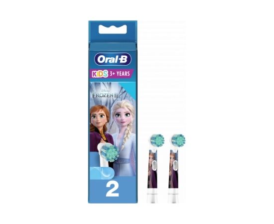 Oral-B Toothbruch replacement EB10 2 Frozen II Heads, For kids, Number of brush heads included 2