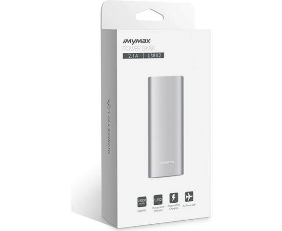 iMYMAX X15 Slim Power Bank 15000 mAh Universāla Ārējas uzlādes baterija