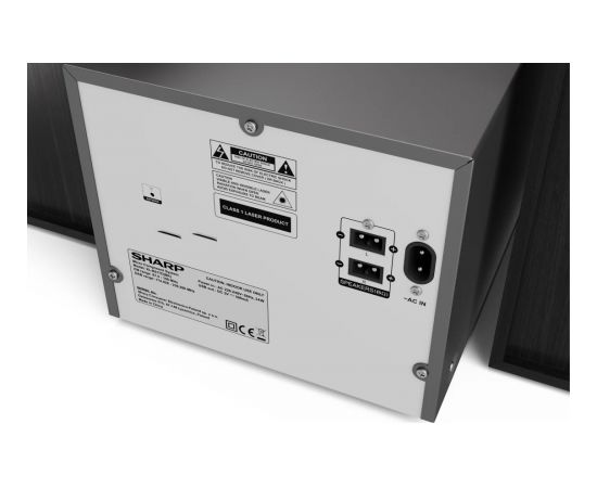 Sharp XL-B517D(BK) Hi-Fi Micro System, CD/FM/USB/Bluetooth v5.0, Aux-in, 45W, Black