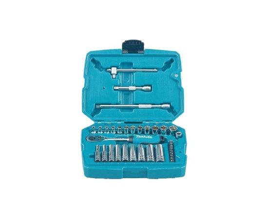 Muciņu ar uzgaļiem komplekts Makita B-65567; 1/4''; 34 gab. Mehāniskie instrumenti