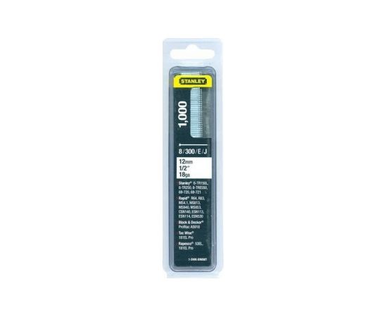 Naglas Stanley 1-SWK-BN050T; 12 mm; 1000 gab.