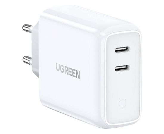 UGREEN CD199 charger, 2x USB-C, PD3.0, QC4.0, 36W (White)