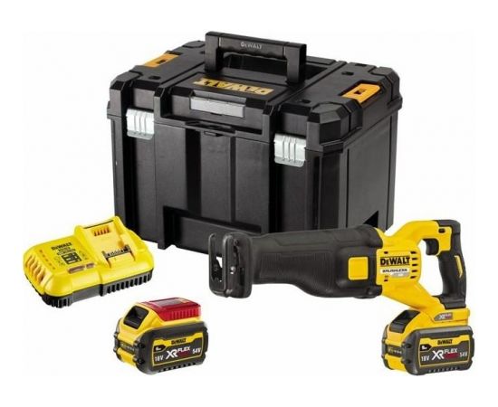 DeWalt DCS389X2-QW Zobenzāģis ar akumulatoru 54 V; 2x9,0 Ah akum.