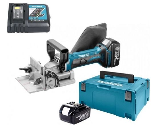 Makita DPJ180RFJ; 18 V; 2x3,0 Ah akum. Savienojuma frēze