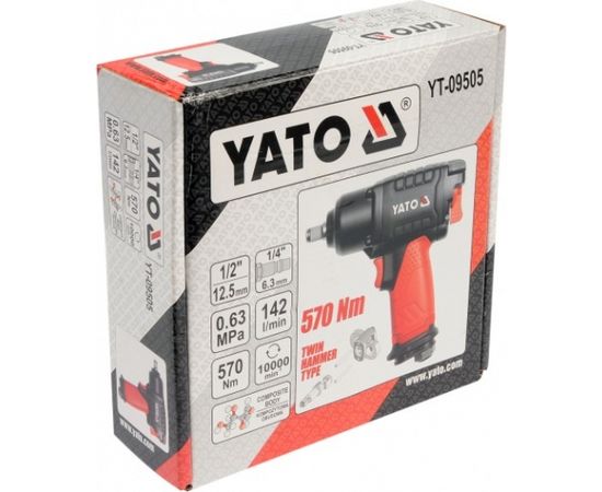Klucz udarowy Yato YT-09505 6.3 bar 1/2"