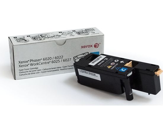 Xerox CYAN TONER, PHASER 6022, WORKCENTRE 6027 (YIELD 1,000) / 106R02760