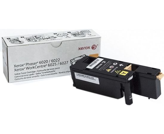 Xerox YELLOW TONER, PHASER 6022, WORKCENTRE 6027 (YIELD 1,000) / 106R02762
