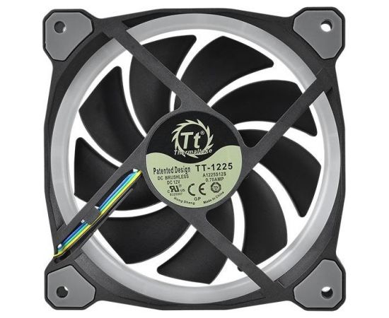 Thermaltake CL-F054-PL12SW-A computer cooling system Computer case Fan 12 cm Black