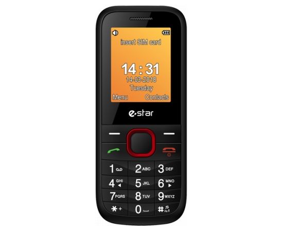 eSTAR X18 Feature Phone Dual SIM Red