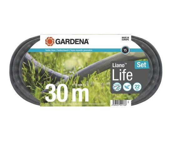 Gardena Tekstila šļūtene Liano™ Life 30 m komplekts