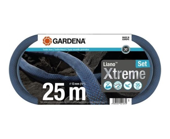 Gardena Tekstila šļūtene Liano™ Xtreme 25 m, komplekts 18475-20