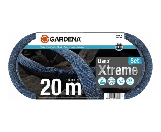 Gardena Tekstila šļūtene Liano™ Xtreme 20 m, komplekts