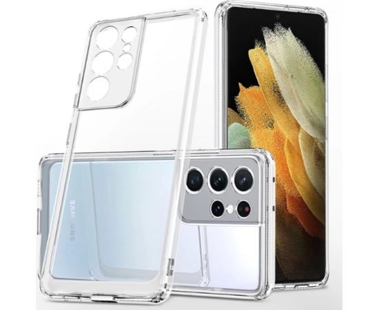 Fusion Precise Case 2mm izturīgs silikona aizsargapvalks Samsung S908 Galaxy S22 Ultra caurspīdīgs