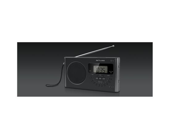 Muse M-089 R Black, Alarm function, 4-band PLL Portable Radio