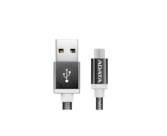 ADATA Sync and Charge Micro USB Cable, USB A, Micro-USB B, 1 m, Black