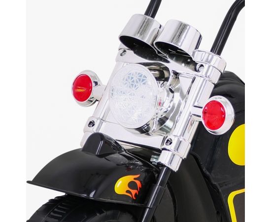 Elektiskais motocikls "Hot Chopper", melns