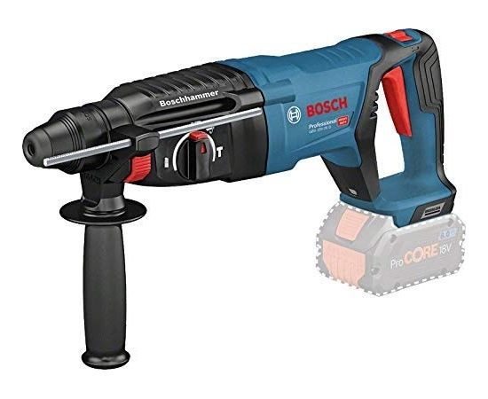 Bosch Cordless Rotary Hammer GBH 18 V-26 D Professional solo, 18 Volt (blue / black, without battery and charger)