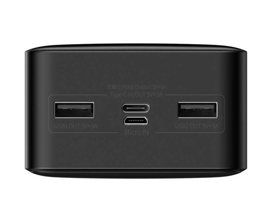 Powerbank Baseus Bipow 30000mAh,15W (black)