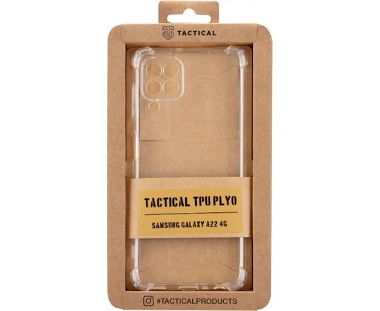 Tactical TPU Plyo Kryt pro Samsung Galaxy A22 4G Transparent