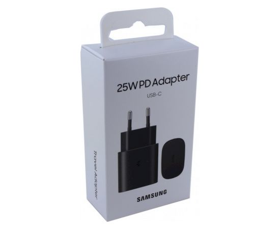 Зарядное устройство Samsung EP-TA800NBEGEU USB-C / 3A / 25W / черный