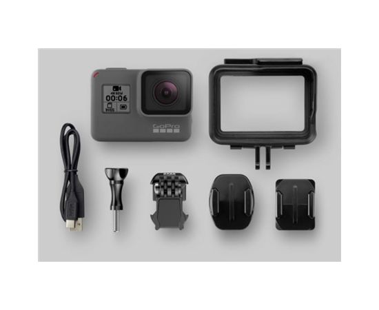 GoPro HERO 6 Black Built-in display, Built-in microphone, Waterproof, Wi-Fi, Bluetooth, Full HD