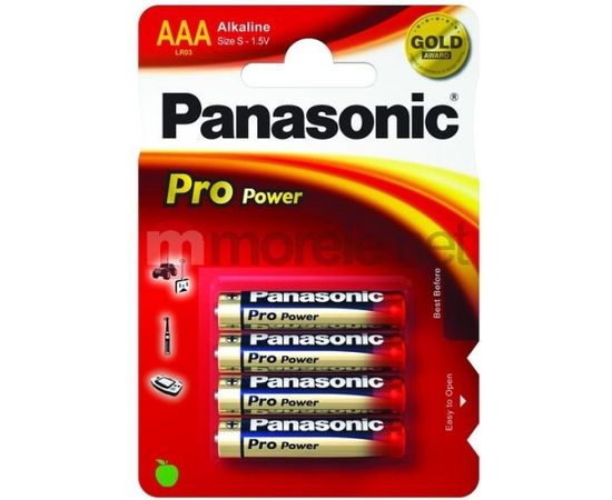 Panasonic PRO POWER LR03 AAA 1,5V (LR03PPG/4BP)